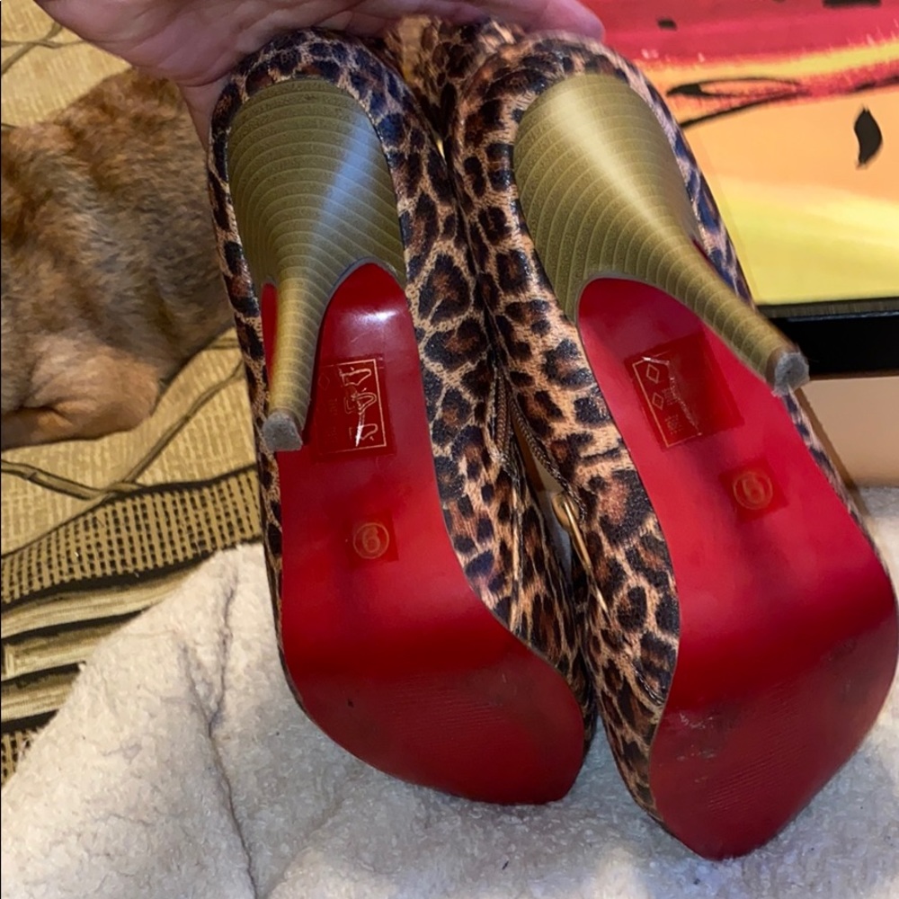 Leopard ankle boots - Picture 5 of 8